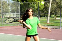 Tennis Player in action
