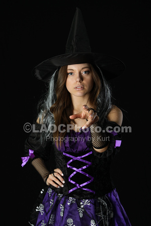 Haley; Skull Witch Costume
